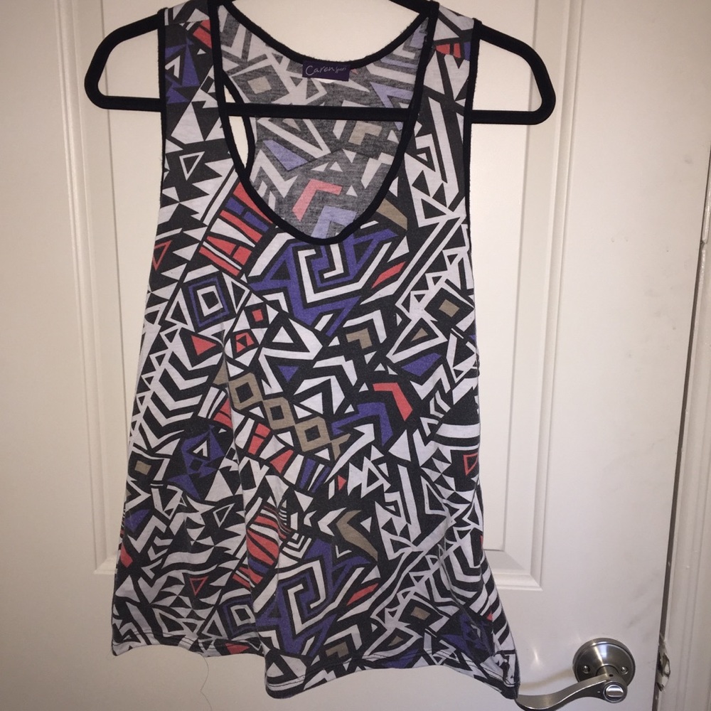 Multi color tank top